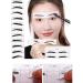 12 Style/Shape Self-Adhesive Eyebrows Stencil - 26 Pcs. Per Pad for Perfect Eyebrow Shaping - Buy Online on SooperMarket.com