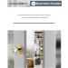 SORWDUERM Crystal Door Knobs - 2 Pack Dummy Interior Glass Knobs in Gold/Polished Brass for Elegant Home Decor - Buy Online on SooperMarket.com