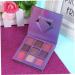 Healvian 3pcs 9 Women Eye Shadow Eyeshadow Makeup Palette Metallic Eye Shadow Palettes Purple - Buy Online on SooperMarket.com