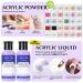 29 Colors Acrylic Nail Studio Set: 60ml Acrylic Liquid 72W UV Lamp & Gel Nail Design Starter Kit - Buy Online on SooperMarket.com