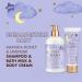 Shea Moisture Baby Care Set - Relaxing Nighttime Shampoo Bath Milk & Body Cream for Delicate Skin | Manuka Honey & Lavender | International Shipping - Buy Online on SooperMarket.com