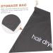 BELLIFFY 1pc Hair Dryer Storage Bag Storage Bags for Travel Hairdryer Bag for Women Travel Hair Dryer Canvas 33.00X30.00X0.50CM Dark Grey - Buy Online on SooperMarket.com