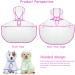 Petcute 6XL Pink Waterproof Dog Raincoat - Breathable & Transparent Hooded Coat for Medium & Large Dogs - Buy Online on SooperMarket.com