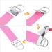Qovydx 45Pcs 1 Inch Silver Wristlet Key Fob Hardware Set with Split Rings - Ideal for Keychains and Lanyards - Buy Online on SooperMarket.com