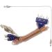 Set of 2 Body Cords for Fencing Sport - 2-pin Body Cords for Sabre and Foil Fencing - Includes Head-Wire - Buy Online on SooperMarket.com