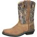 Smoky Mountain Pawnee Series Women's Western Boot - 9 Height, Square Toe, True Timber Camo, Crepe Sole - Brown Oil Distress/Camo - Buy Online on SooperMarket.com