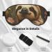 SSIMOO Cute Sloth Soft Sleep Eye Mask - Breathable Eye Patch for Women | Perfect Travel Accessory & Relaxation Gift - Buy Online on SooperMarket.com