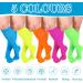10 Pairs Plus Size Neon Over The Calf Socks | Extra Wide Knee High Socks for Diabetic & Lymphedema | Unisex Athletic Socks in 5 Colors - Buy Online on SooperMarket.com