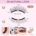 Buy 4D Magnetic Eyelashes Without Eyeliner | Reusable Dual Magnetic Lashes with Applicator - Easy to Wear & Natural Look - Buy Online on SooperMarket.com