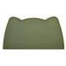 Ohmo bowl pad for small dogs and cats base for cat bar non -slip feed pad made of silicone waterproof camouflage green 52x30cm camouflage green
