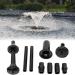Herklotzn 9Pcs Small Fountain Nozzle Kit Water Fountain Nozzle Heads for Pond Fountain Submersible Pump Pool - Buy Online on SooperMarket.com