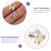 KALLORY 40 Pieces Butterfly Nail Charms Metal Crystal Nail Art Studs Butterflies Nails Decoration for DIY - Buy Online on SooperMarket.com