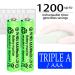 Buy 1.2V AAA 300mAh Ni-MH Rechargeable Batteries for Solar Lights - 20 Pack | Fast International Shipping - Buy Online on SooperMarket.com