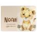 Baby album - my first year young girl album for birth baby diary most beautiful moments and memories to fill out on 104 pages (with personalization lion) with personalization lion
