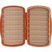 Tacky Pescador Small Waterproof Silicone Slit Fly Box - Burnt Orange | Fly Fishing Box - Buy Online on SooperMarket.com