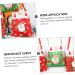 Gogogmee Santa Present 3pcs Christmas Candy Bag Candy Bags Christmas Tote Bags Xmas Bags Bag Backpack Decorate - Buy Online on SooperMarket.com
