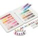 MYLEE Swatch Book - 120 Colour Slots Detachable Nail Colour Chart Display Book Comfortable and Easy to use - Clips in Nail Tips Professional Salon & Home use Portable - Buy Online on SooperMarket.com