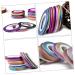 Beavorty 90 Pcs Adhesive Line Sticker Washi Tape Dispenser Nail Decor Nail Tape Strip Adhesive Epoxy Nail Art Stickers Nail Strip Tape Gold Powder Gold and Silver Thread Optional - Buy Online on SooperMarket.com