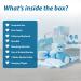 Baby Box Shop Baby Boy Gifts Newborn - 7 Baby Shower Gifts for Baby Boy includes New Baby Boy Gifts in a New Born Baby Gift Set New Born Baby Boy Gift Baby Boy Hamper for New Born Baby - Blue - Buy Online on SooperMarket.com
