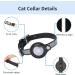 Kocnydey Reflective Airtag Cat Collar - Adjustable Anti-Wing Collar for Cats & Small Dogs (Black XS 19-26cm) | Apple AirTag Compatible - Buy Online on SooperMarket.com