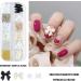 3D Nail Charms 2 Boxes Multi-Shape Aurora Bow Butterfly Flower Nail Art Charms Nail Pearls Rhinestone Caviar Beads Crystal Nail Gems for Nail Art Decoration DIY Crafts (A) - Buy Online on SooperMarket.com