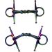 Extreme Full Cheek Rainbow Jointed Horse Bit - Steel Snaffle for Egg Butter | 10.2cm to 14cm Sizes - Shop Internationally - Buy Online on SooperMarket.com