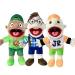 3pcs Jeffy Puppet Plush Toy Doll Jeffy Hand Puppet Doll Jeffy Feebee Puppet Plush SML Toy Soft Stuffed Hand Puppets Prank Plush Toy Cute Prank Plush Doll Toy For Kids Party Role-Playing