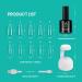 Beetles Nail Tips and Glue Gel Kit with 500 Coffin Nails - Fast DIY Halloween Nail Art - UV LED Lamp Included - Buy Online on SooperMarket.com