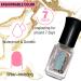 Glitter Laser Nail Polish - Pretty Shiny Mirror Glitter Nail Art Holographic Durable Nail Polish (001 Silver) - Buy Online on SooperMarket.com