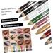 Baluue 12pcs Pearlescent Eyeshadow Pencil Waterproof Gel Eyeliner Natural Look Eyes Liner Eye Glitter Wood 12.5X0.5cm Assorted Color - Buy Online on SooperMarket.com