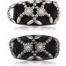 Kytpyi Magic Elastic Beaded Hair Comb Slides - 2 PCS Double Sided Clips for Women & Girls | DIY Hair Styling Accessories for Daily Life - Buy Online on SooperMarket.com