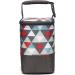 LCY Insulated Baby Bottle Cooler Bag | Holds 4 Bottles | Colorful Triangles | Hanging Strap Included - Buy Online on SooperMarket.com