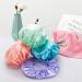 AmazerBath 4-Pack Shower Caps for Women - Double Waterproof, Reusable & Large Size in Green, Purple, Pinkish-Orange, Blue - Buy Online on SooperMarket.com