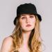 Rosoz Bucket Hat for Women Men - Summer Travel Beach Sun Hat - Unisex Black/White Outdoor Cap - Buy Online on SooperMarket.com