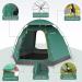 RLAIRN 4 Person Waterproof Camping Tent | Pop Up Instant Family Tent with Windproof Ropes | Ultralight & Anti-UV | Ideal for Camping, Hiking, Outdoor Activities | Green - Buy Online on SooperMarket.com