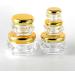 Zeoabsy 4-Pack 5ml Transparent Acrylic Diamond-Shaped Jars with Gold Screw Caps Perfect for Creams Lotions Nail Art & Lip Balm - Buy Online on SooperMarket.com