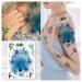 Watercolor Dream of Peacock & Hummingbirds Large Temporary Tattoos | Supperb - Buy Online on SooperMarket.com