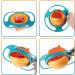 360 Degrees Gyro Bowl - Unspillable Toddler Snack Bowl, Dark Green - Buy Online on SooperMarket.com