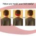 Adjustable Haircut Band & Hair Trimming Stencil - Professional Neckline Shaving Template for Home & Salon Use (Red) - Buy Online on SooperMarket.com