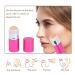 Oil Absorbing Volcanic Roller | Portable Oil Control Stone Facial Tool for Oily Skin - Rose Red - Buy Online on SooperMarket.com