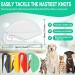Vibbang 5 Pieces Pet Knotting Comb Pet Grooming Brush Knotting Comb for Dog and Cat Grooming Comb Knot Pet Dog Shedding Brush Puppy Knotting Comb Pet Grooming Tool Tangle Remover - Buy Online on SooperMarket.com