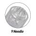 Bowka 9 Pins Microneedling Pen Needles - 10 Universal Replacement Needles for Adjustable Electric Derma Pen - Buy Online on SooperMarket.com