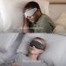 OSTRICH PILLOW 3D Ergonomic Eye Mask - Midnight Grey | Adjustable Shape for Sleeping, Resting, Relaxing | Blocks Light for Total Darkness - Buy Online on SooperMarket.com