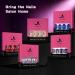 Buy iMABC Blue Metallic Press On Nails - Medium Squoval Reusable Fake Nail Art for Women & Girls | Perfect for Home Office & Parties - Buy Online on SooperMarket.com