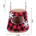 ZYP 2 Pack Winter Bird Nest & Snuggle Cave Hanging Hammock Cage - Cozy Hideaway Sleeping Bed for Parakeet, Cockatiel, Conure, Cockatoo, Macaw - Christmas Special - Buy Online on SooperMarket.com