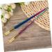 MUSISALY 2pcs Colorful Embroidery Pen Microblading Pen Liquid Eyebrow Pen Microblading Marker Pen Alloy - Buy Online on SooperMarket.com