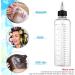 WLLHYF 2 Pack Applicator Bottle for Hair 8.5 Ounce Plastic Hair Oil Applicator Hair Color Squeeze Bottle Hair Root Dye Bottle with Ratio Graduated Scale Twist-On Top Tip Cap - Buy Online on SooperMarket.com