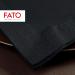 Fato Disposable Paper Napkins | 50 Pack 33x33cm Black 2-Layer 4-Folded - Perfect for Informal Lunch & Buffets | FSC Certified - Buy Online on SooperMarket.com