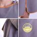 Megawodar Microfiber Poncho Towel - Adult Surf Beach Wetsuit Changing Robe - Gray - Buy Online on SooperMarket.com