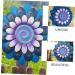 Kisangel Sunflower Decoration Floral Wall Decor Wall Decorations Flower Wall Art Decorative Flower Outdoor 3d Blue 29.50X29.50X3.00CM - Buy Online on SooperMarket.com